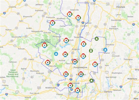 central hudson power outage map